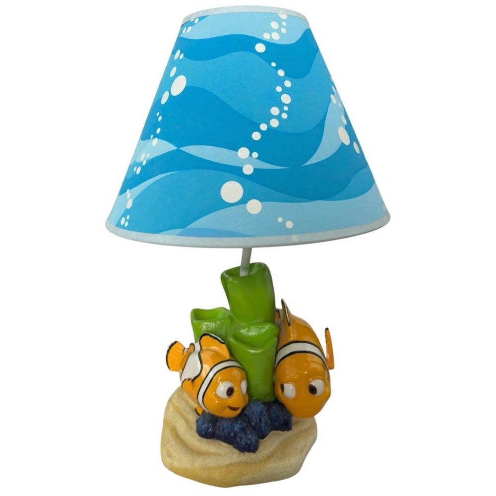 Disney Pixar Finding Nemo Table Lamp Nightlight Hampton Bay Nursery Room
